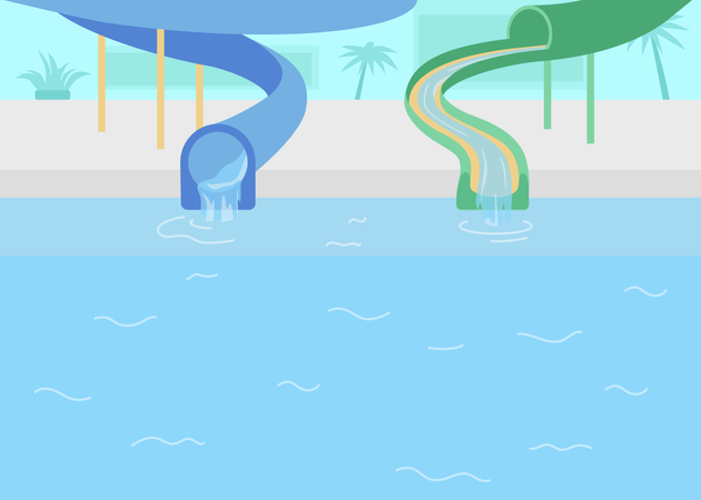 Water park Illustration