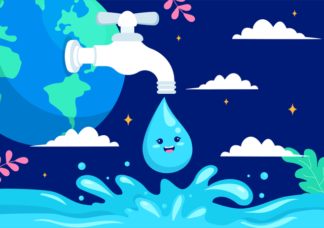 Water Resource Management  Illustration