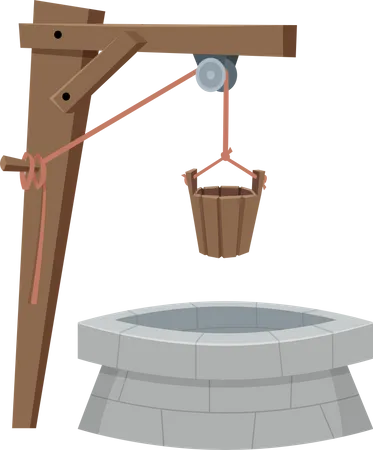 Water Well  Illustration