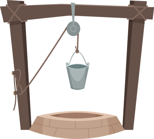 Water Well  Illustration