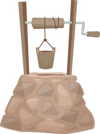 Water Well  Illustration