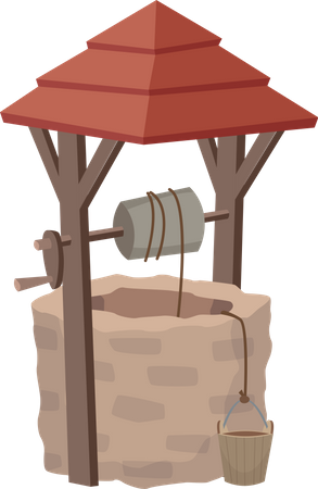 Water Well  Illustration