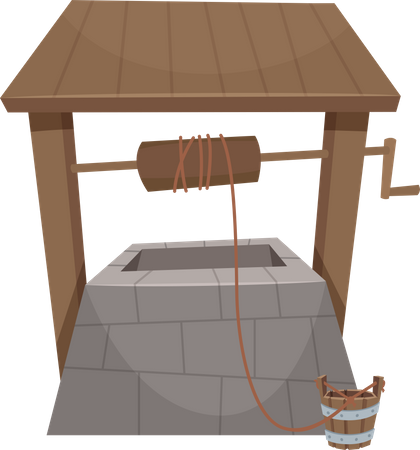 Water Well  Illustration