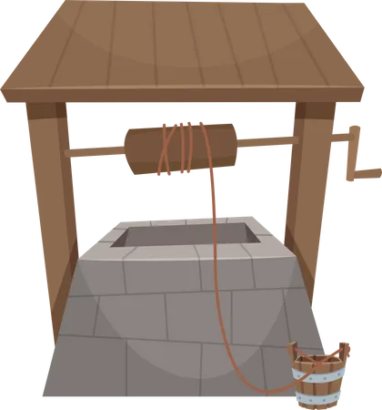 Water Well  Illustration