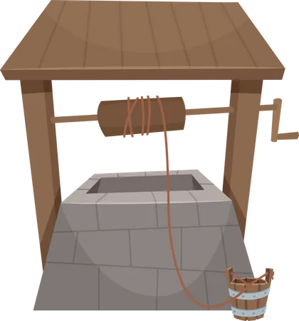 Water Well  Illustration