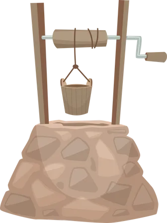 Water Well  Illustration