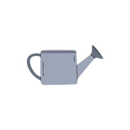 Watering can tool for gardeners and farmers  Illustration