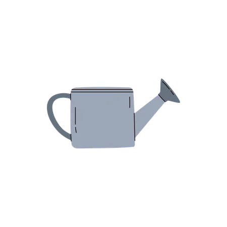 Watering Can Tool For Gardeners And Farmers Flat Vector Illustration Isolated On White Background Watering Can For Agricultural And Gardening Works Illustration