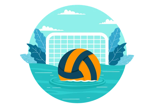 Deporte de waterpolo  Ilustración