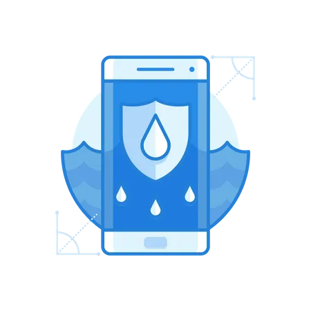 Waterproof Mobile Illustration
