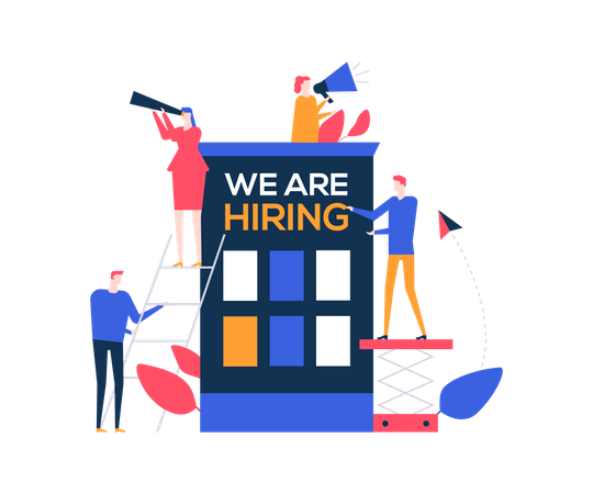 We are hiring  Illustration