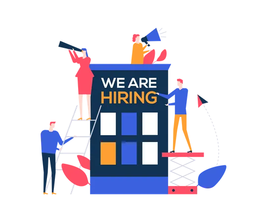 We are hiring  Illustration