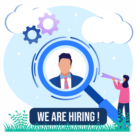 We are hiring  Illustration