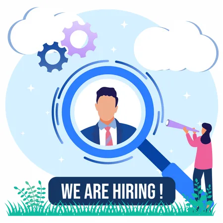 We are hiring  Illustration