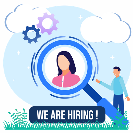 We Are Hiring  Illustration