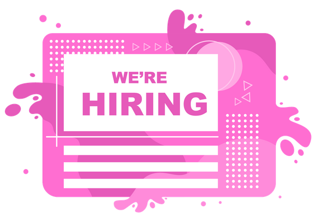 We Are Hiring  Illustration