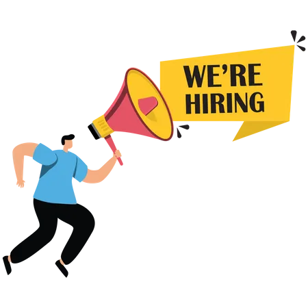 Best We are hiring with minimalist Illustration download in PNG ...