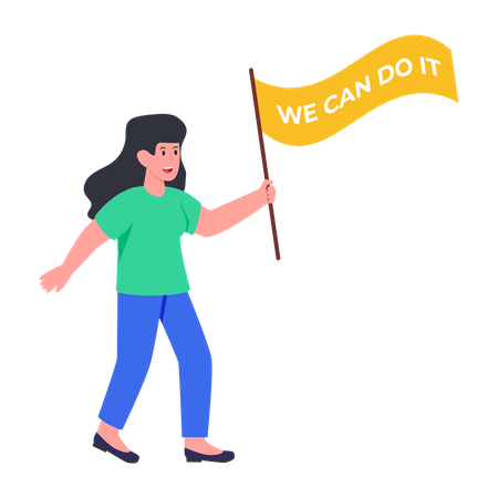 We Can Do It  Illustration