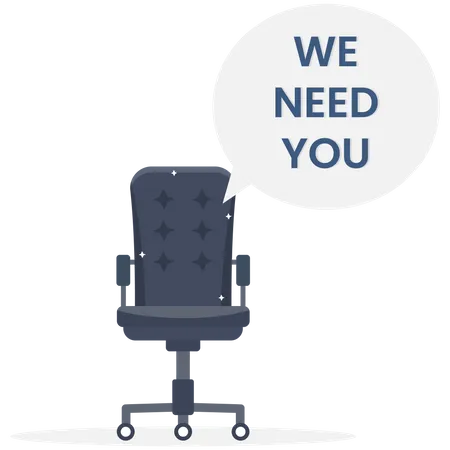 We need you  Illustration