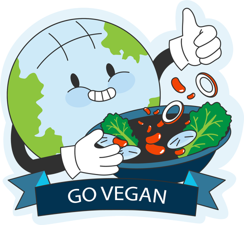 We should become vegan  Illustration