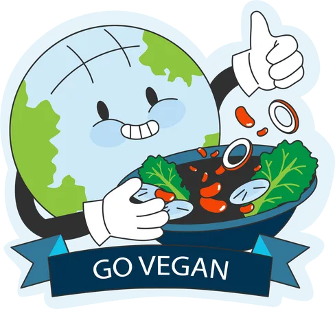 We should become vegan  Illustration