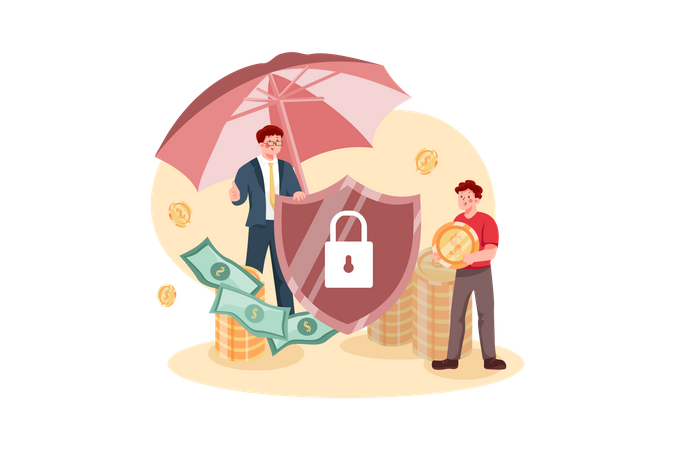 Wealth Insurance  Illustration