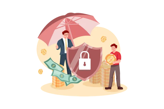 Wealth Insurance  Illustration