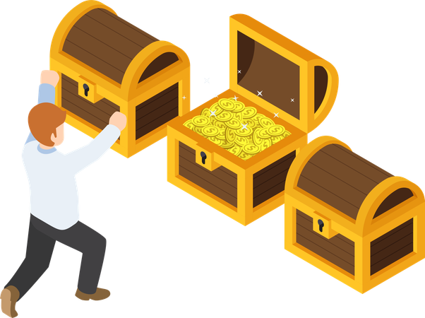 Wealthy businessman  Illustration