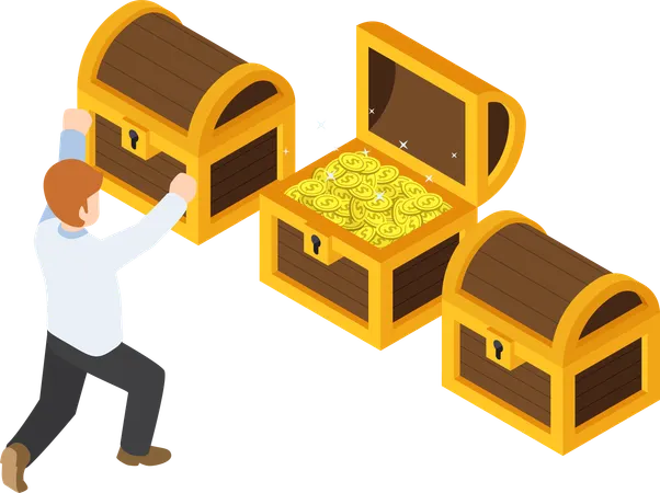 Wealthy businessman  Illustration