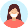 wearing face mask illustrations free