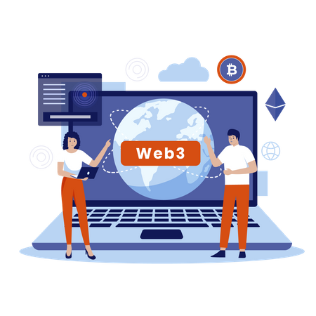 Web 3.0  Illustration