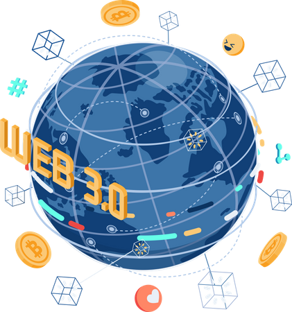 Web 3.0  Illustration