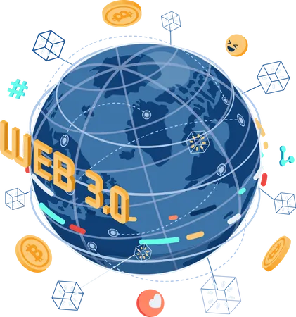 Web 3.0  Illustration