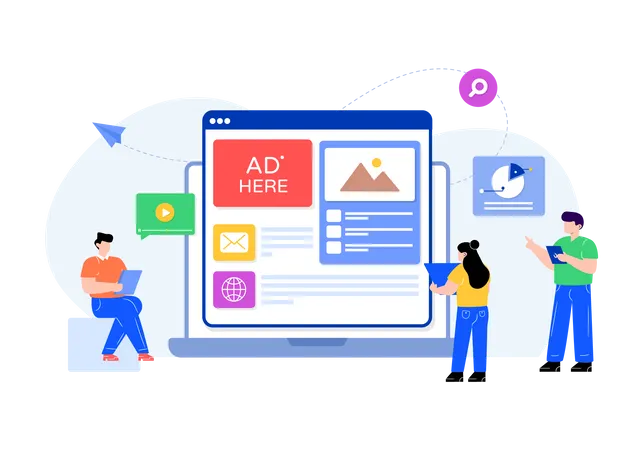 Web Ad  Illustration