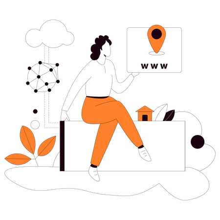 Web Address  Illustration