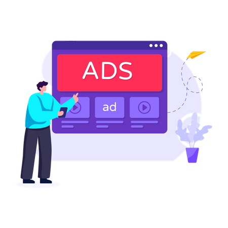 Web Ads  Illustration