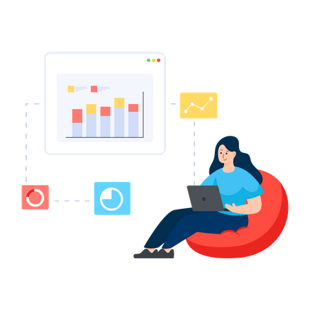 Web-Analyse  Illustration