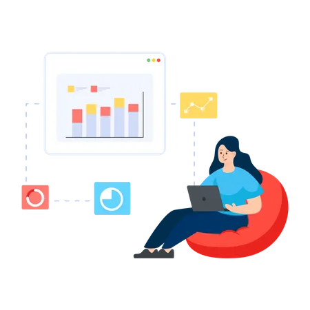 Web-Analyse  Illustration