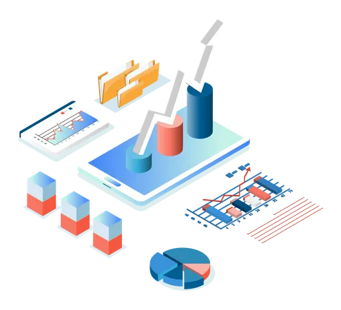 Web-Analyse  Illustration