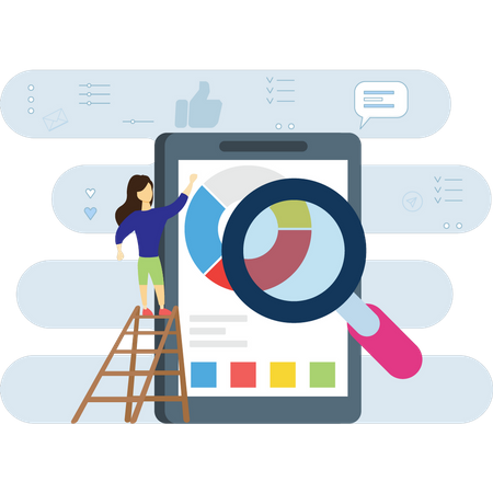 Web-Analyse  Illustration