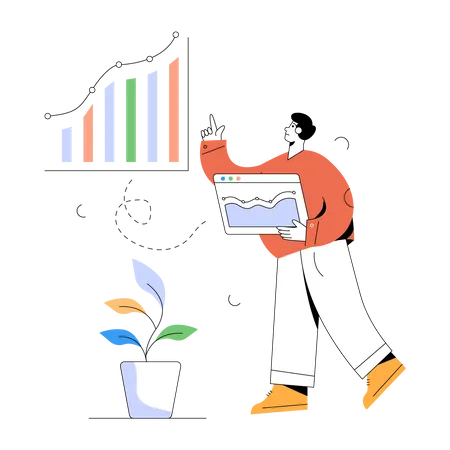 Web Analytics  Illustration