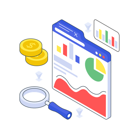 Web Analytics  Illustration