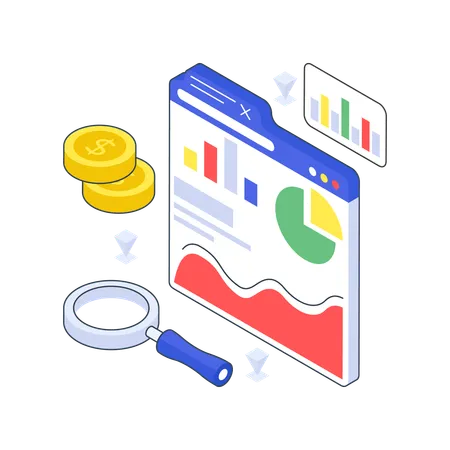 Web Analytics  Illustration