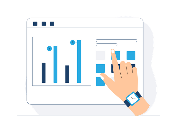 Web analytics  Illustration