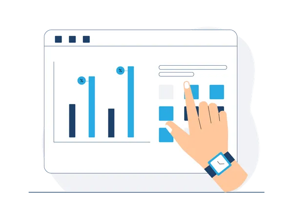 Web analytics  Illustration