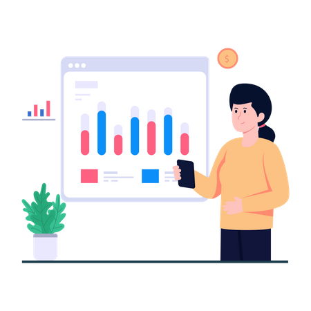 Web Analytics  Illustration