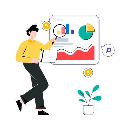 Web Analytics  Illustration