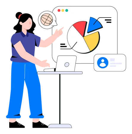 Web Analytics  Illustration