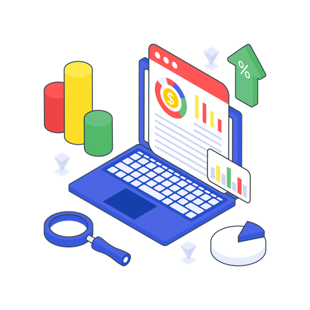 Web Analytics  Illustration