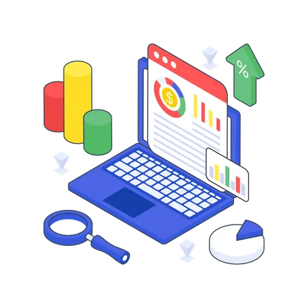 Web Analytics  Illustration